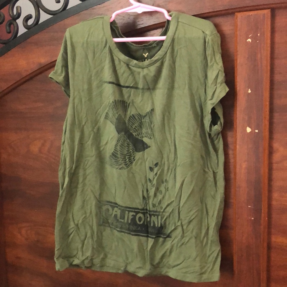 Green American Eagle tee